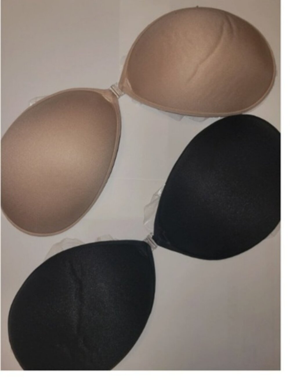 2 Women's Strapless Invisible Bra Backless Self-Adhesive Push Up Gel Sticky Bra